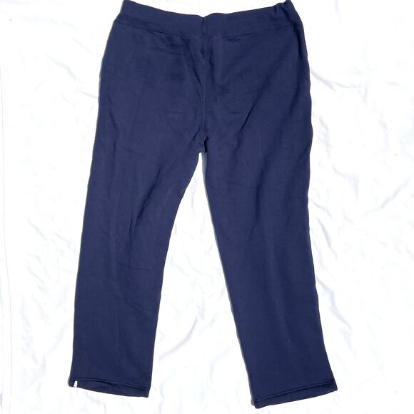 Polo Ralph Lauren Drawstring Heavy Sweatpants Lounge Pants Mens XL Navy Blue - Picture 4 of 6